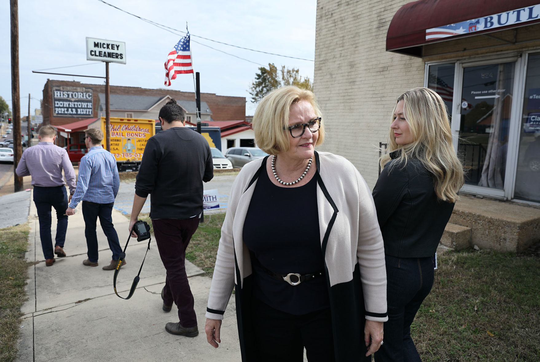 Claire McCaskill campaigns to keep Senate seat